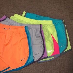 ‼️Lot of 4 NIKE Girls Running Shorts Sz L‼️